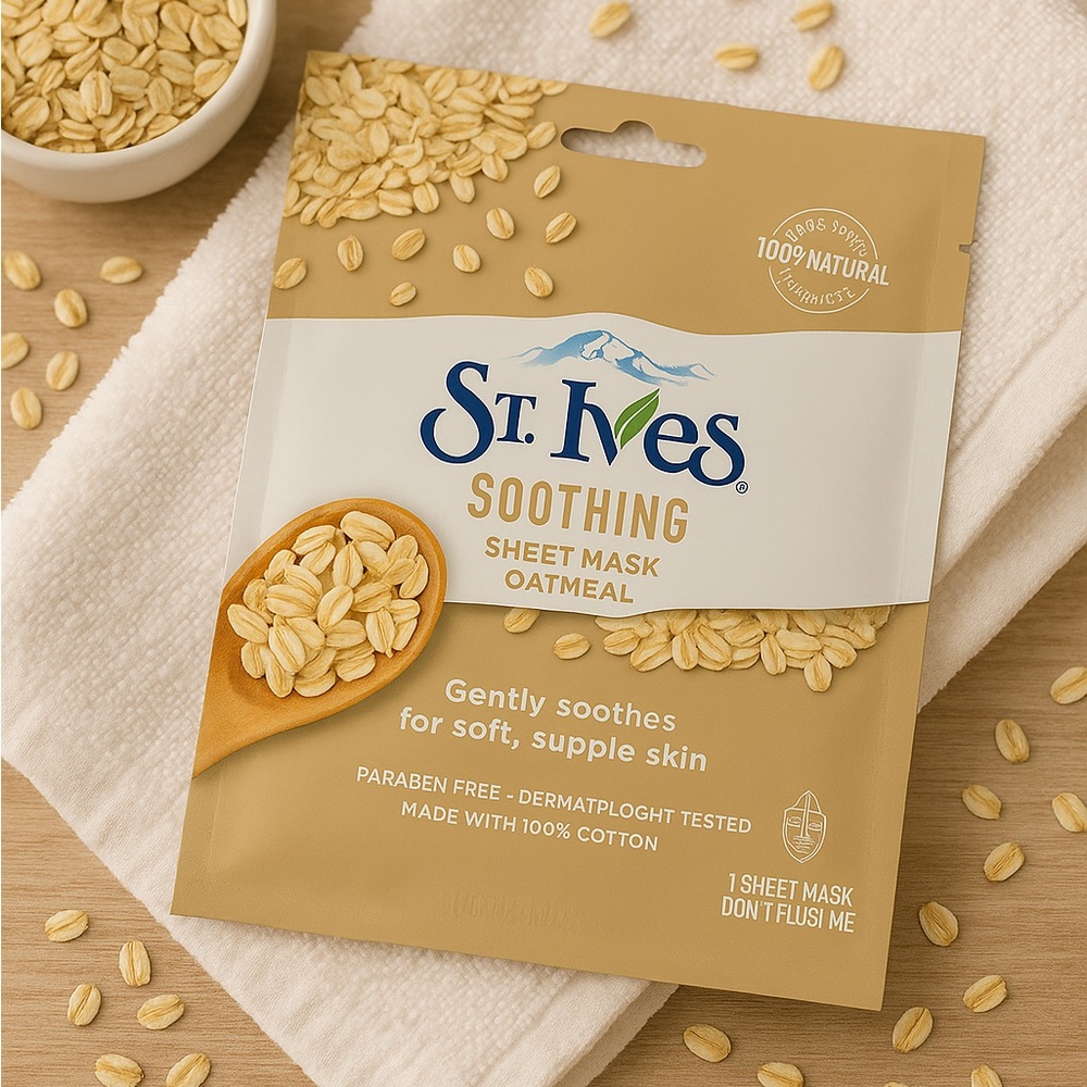 St. Ives Oatmeal Soothing Sheet Mask - Pack of 2!